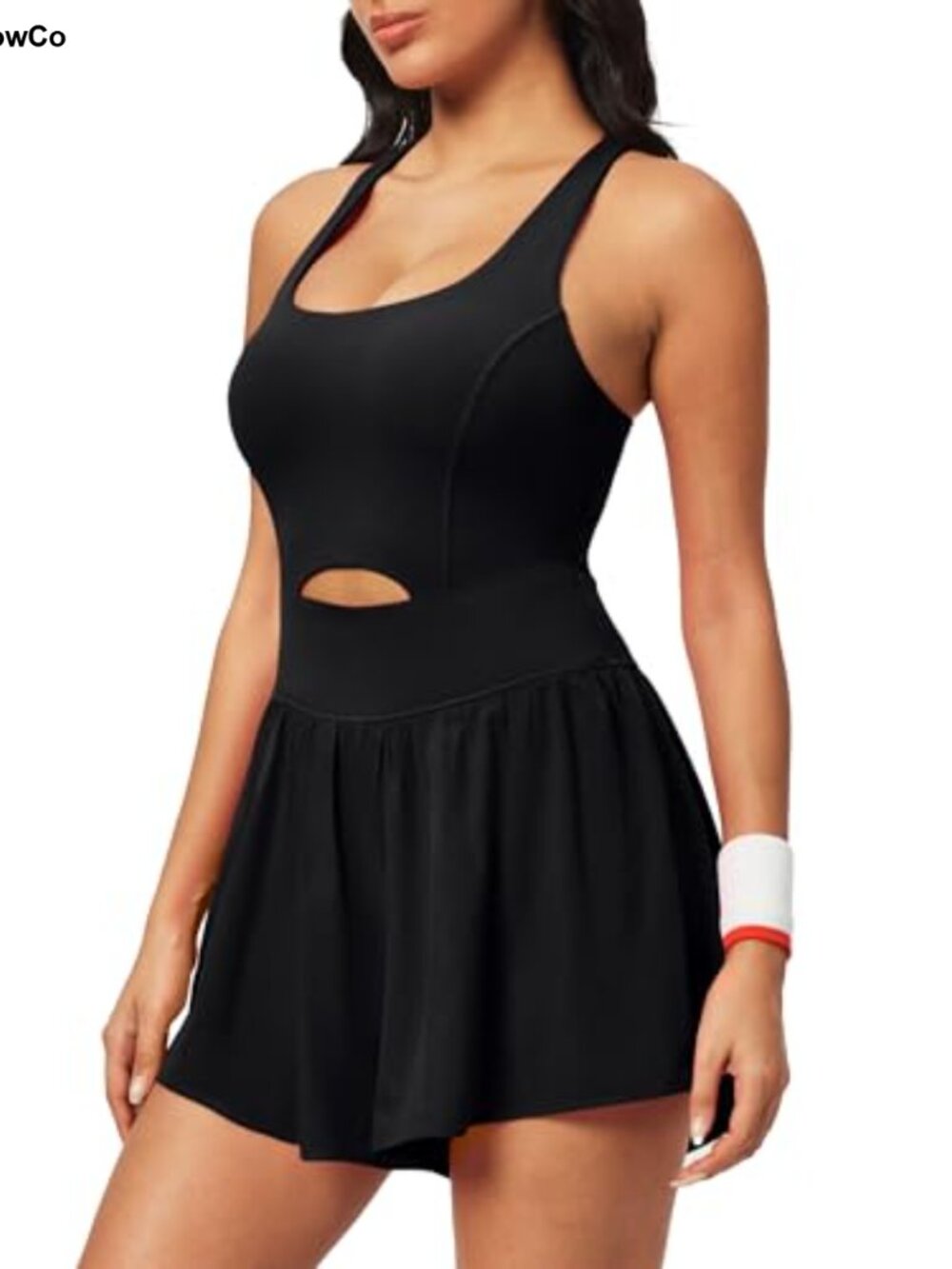 Womens Athletic Romper Padded Workout One Piece Jumpsuit Tummy Control Summer